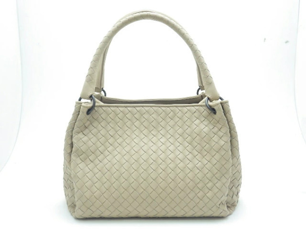 BOTTEGA VENETA Tote Bag Intrecciato Nappa Parachute Beige Cream